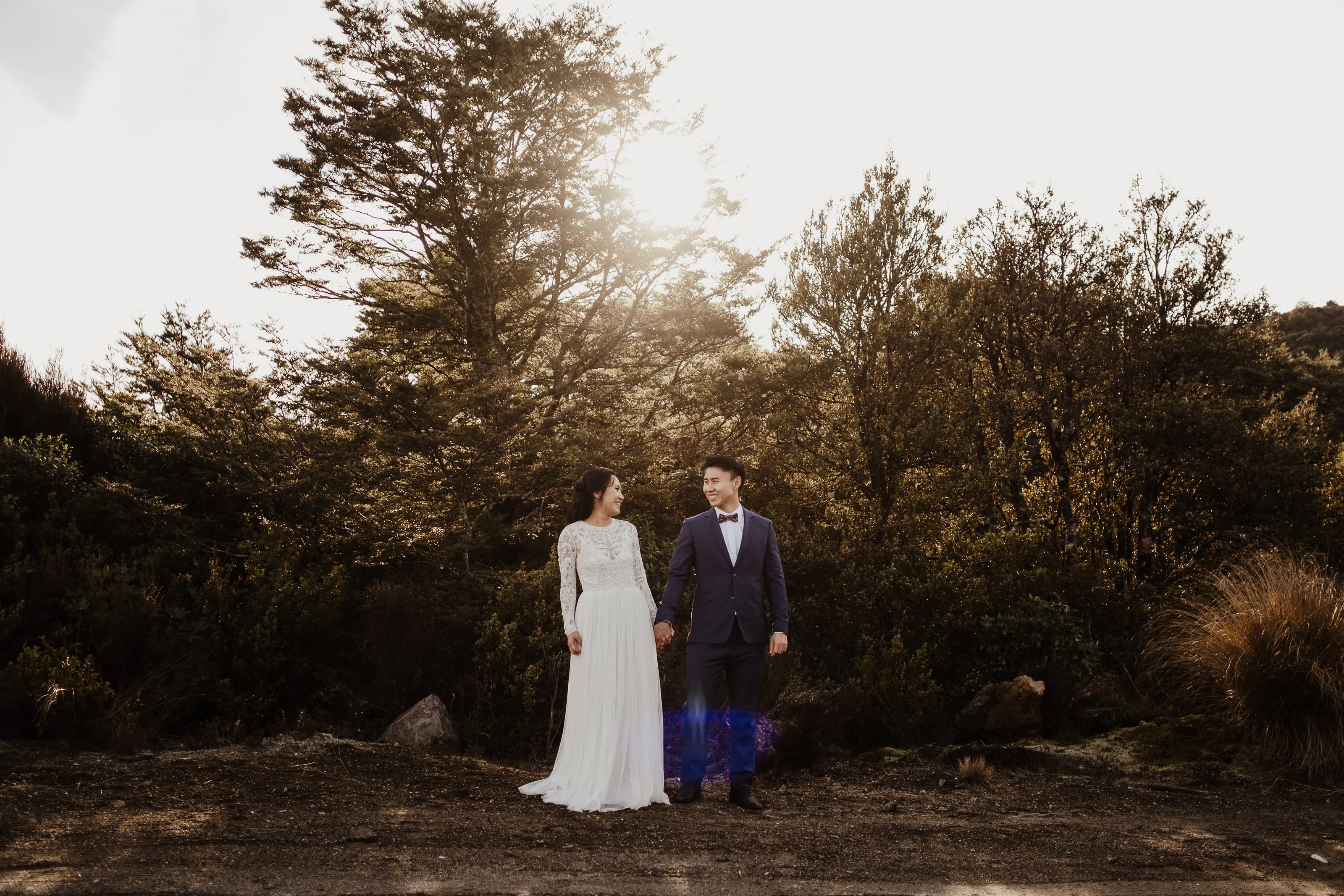 Pre-wedding photoshoot at Tukino near Mt Ruapehu and Mt Tongariro.