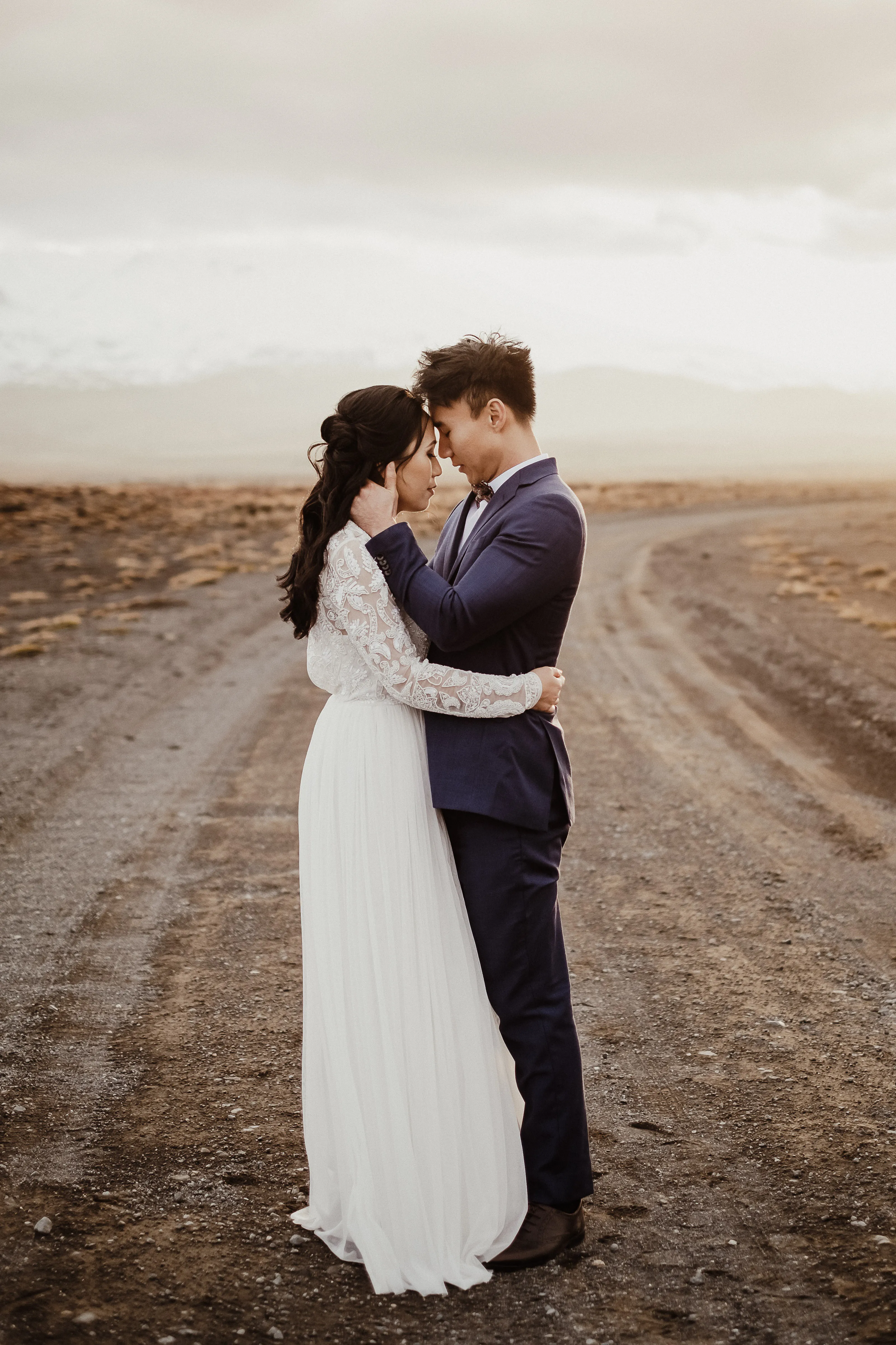 Pre-wedding photoshoot at Tukino near Mt Ruapehu and Mt Tongariro.