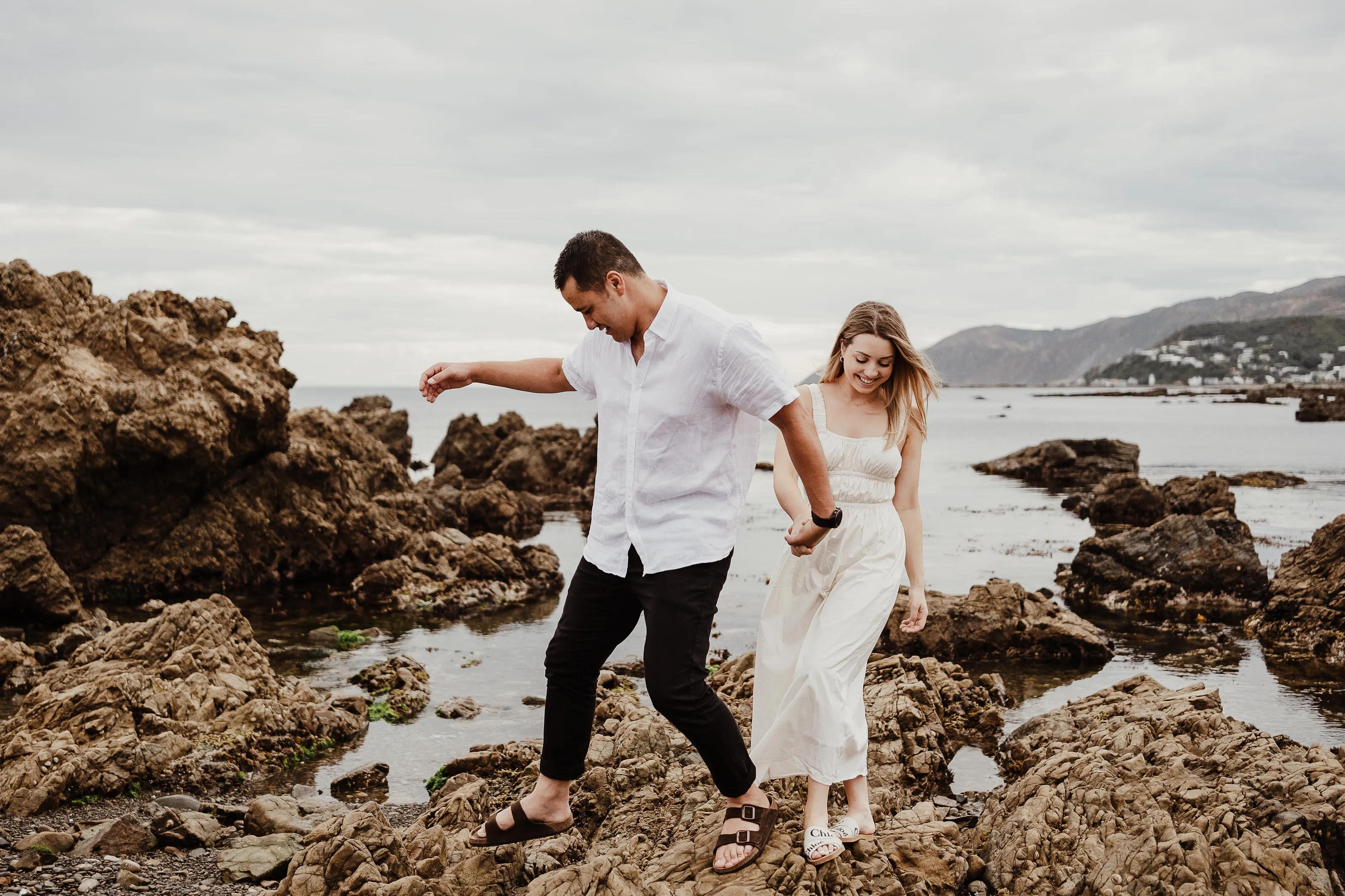 Wellington south coast couple photos.