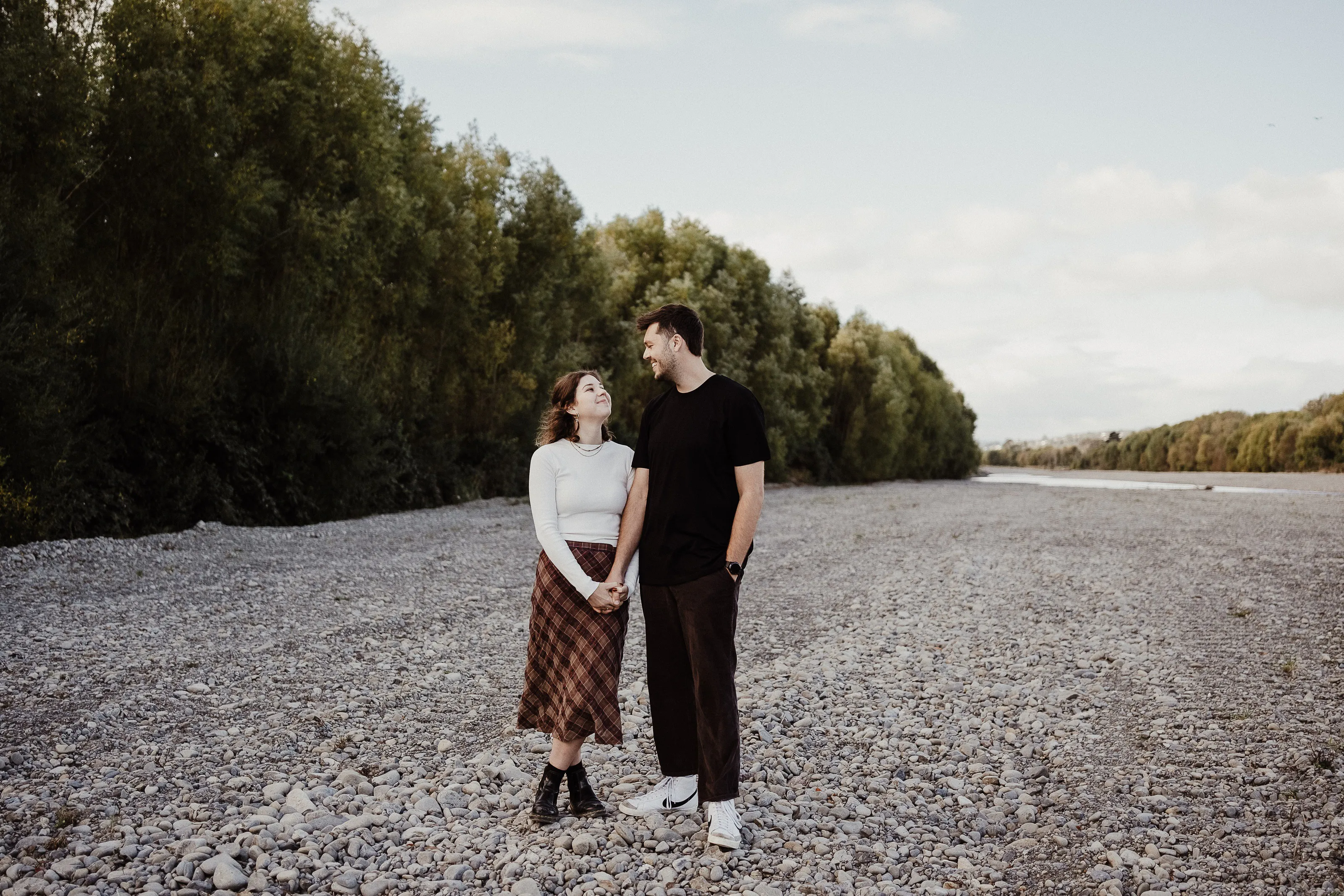 Couple photos in autumn