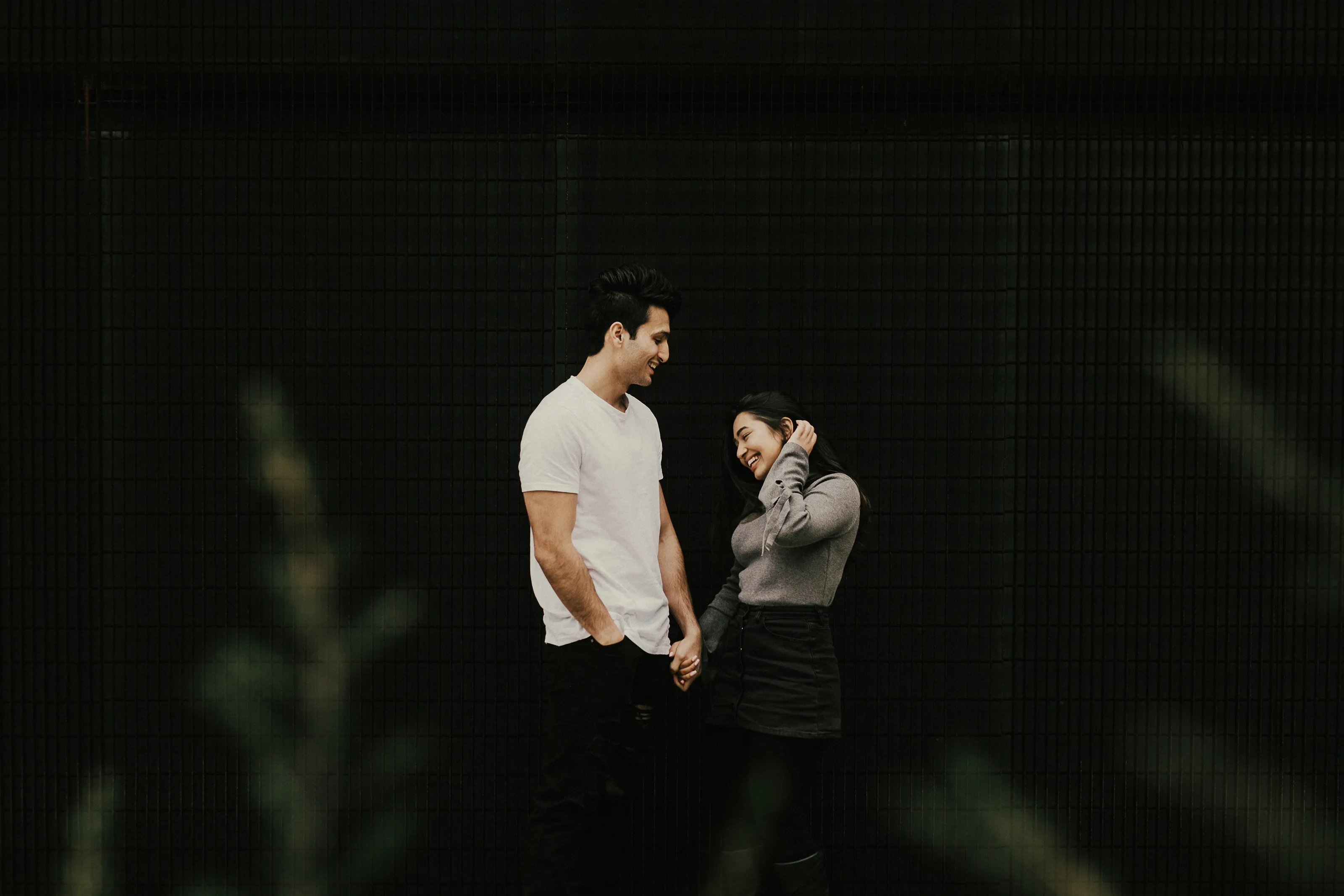 Modern and urban Indian couple photos in Wellington city