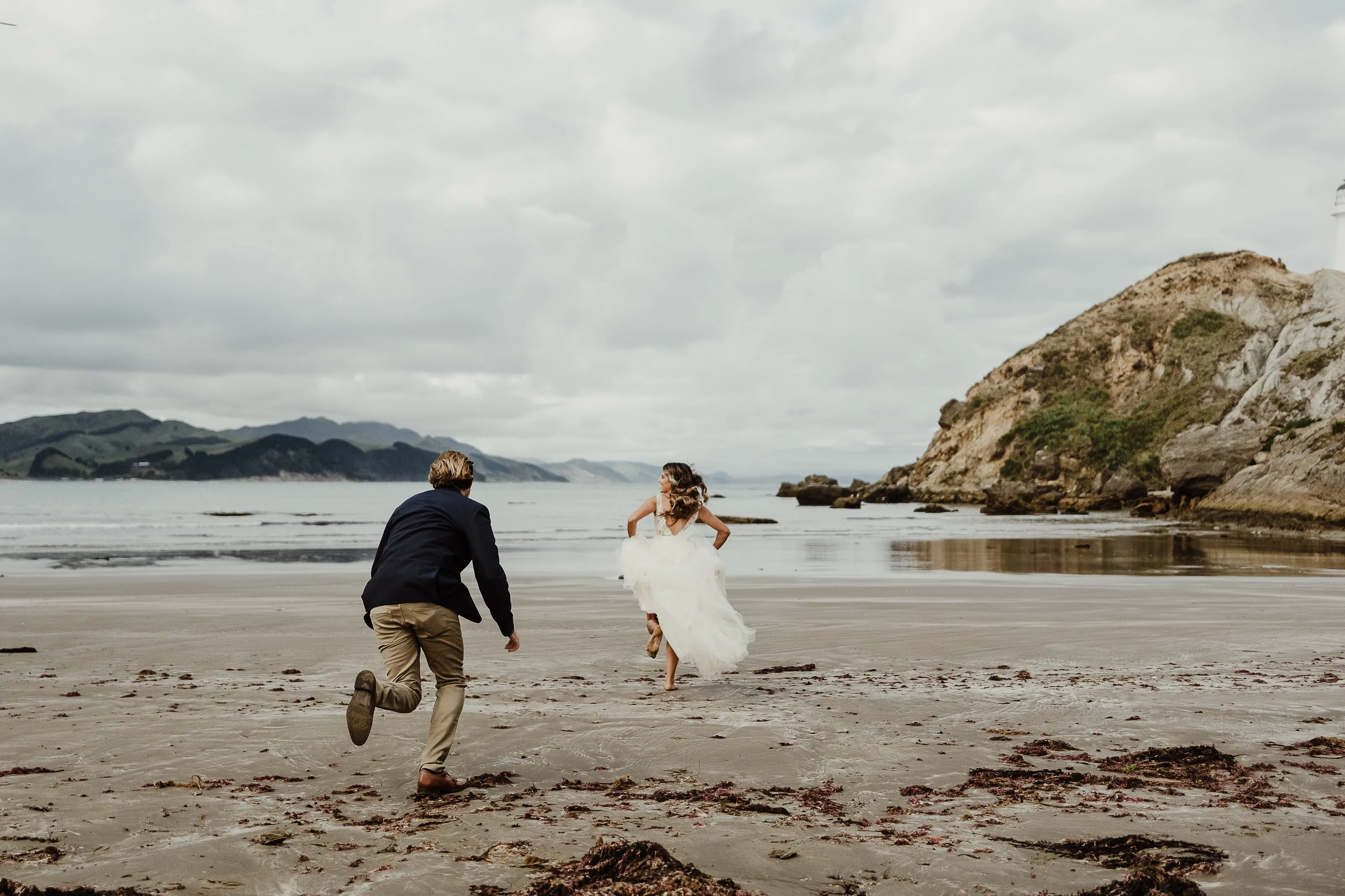 Couple photoshoot at Castle Point, Masterton