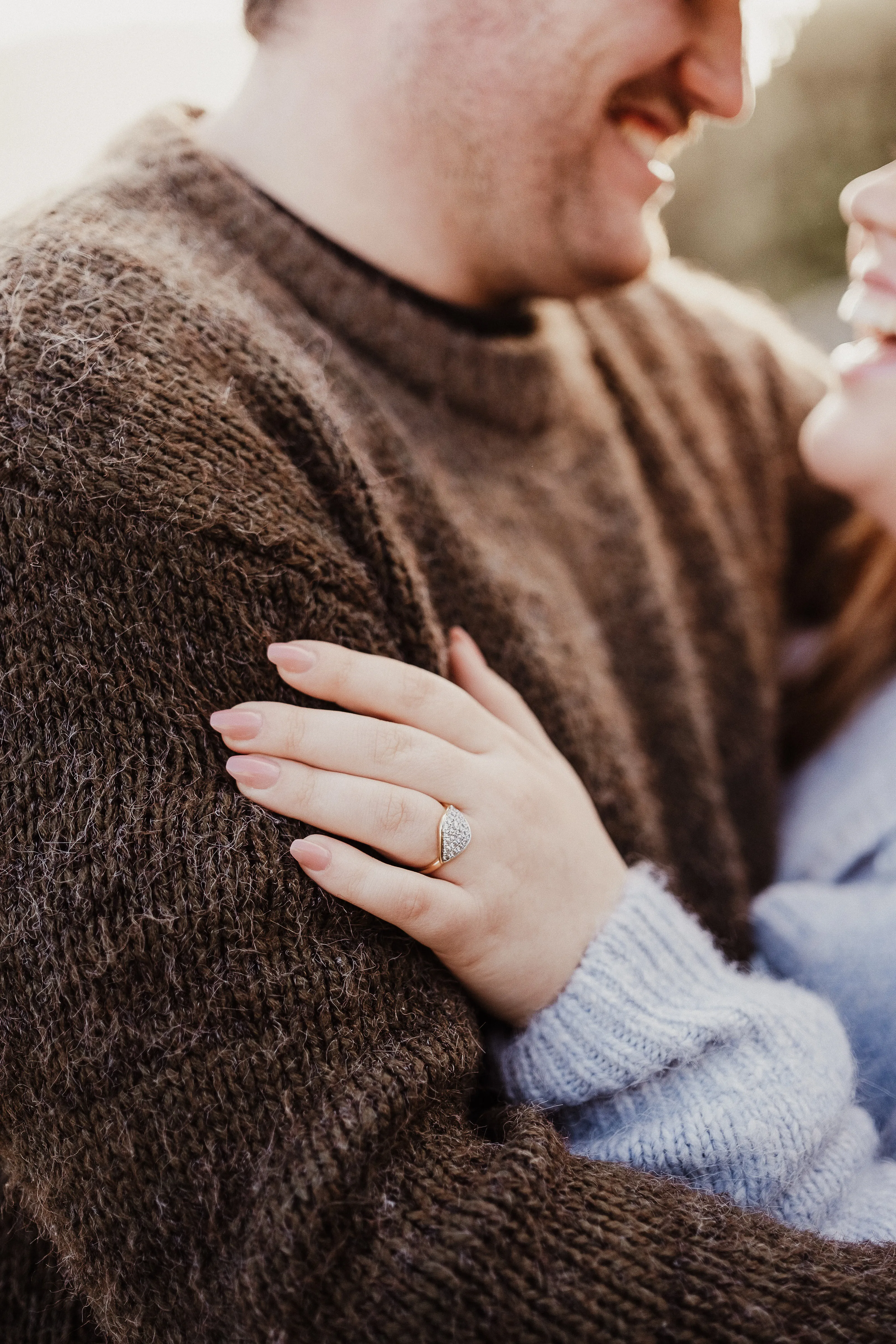 Engagement photoshoot at Princess Bay, Wellington