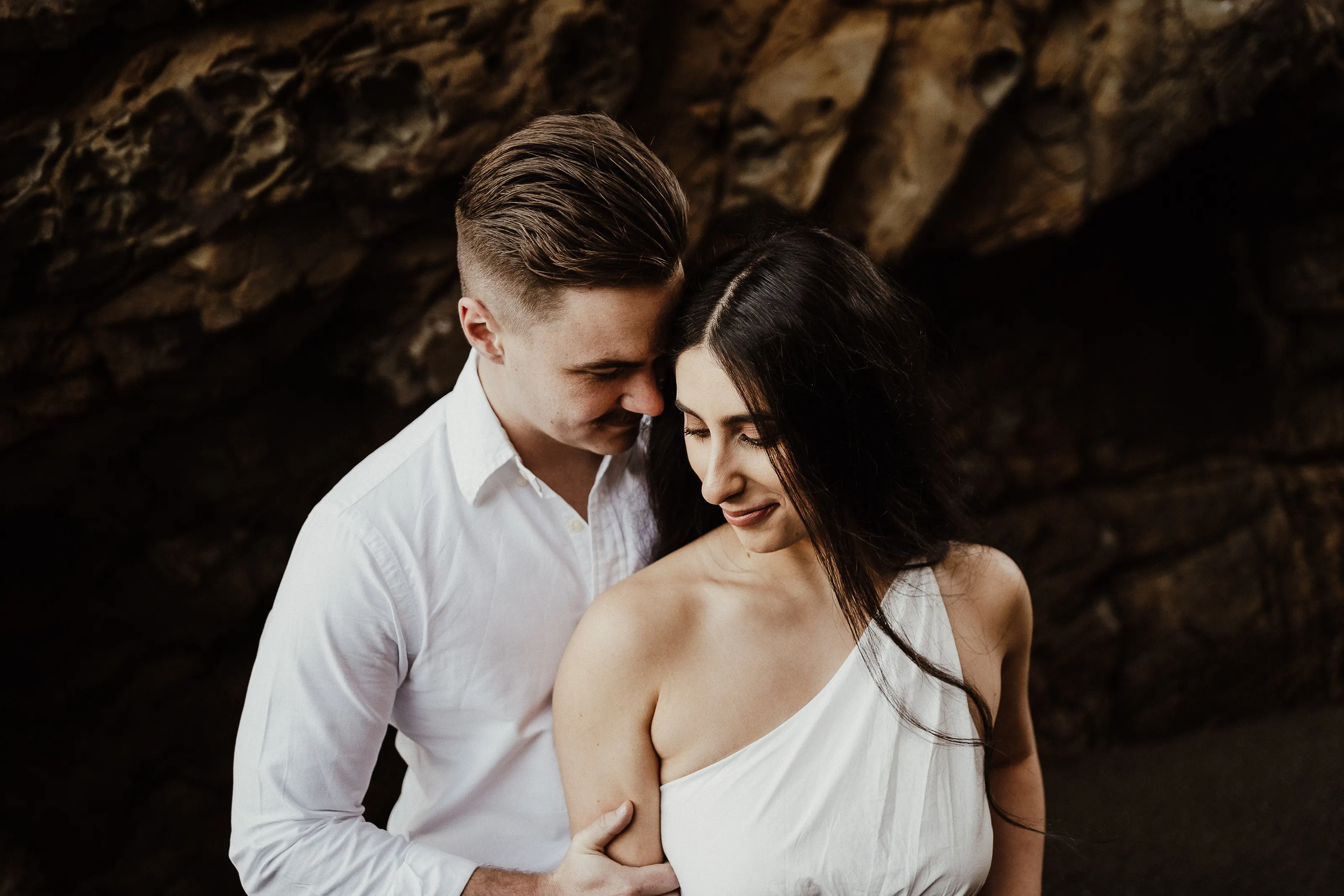 Couple photos at Breaker Bay, Wellington