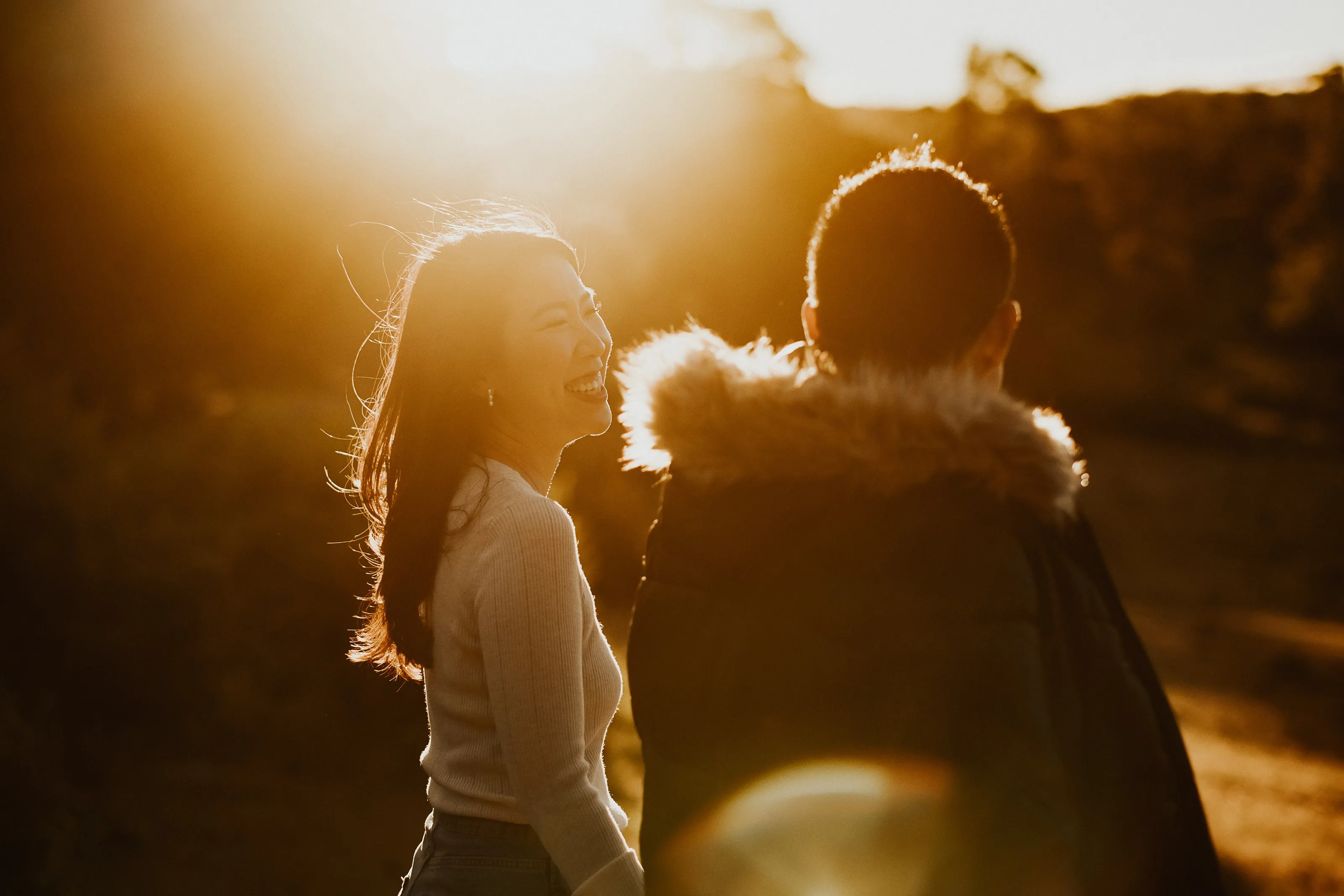 Tasmania couple photoshoot at Ben Lomond apline plateau
